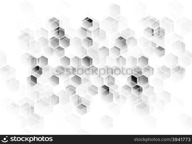 Abstract light grey tech background