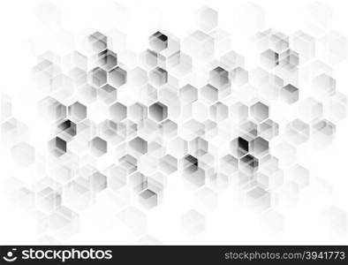 Abstract light grey tech background