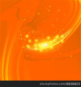 Abstract Light Orange Wave Background. Abstract Light Orange Wave Background. Blurred Pattern.