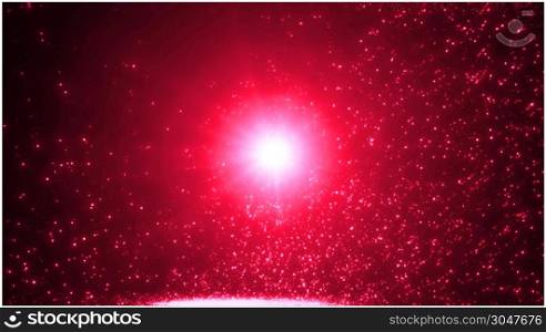 Abstract Light Particle Background Slow Motion