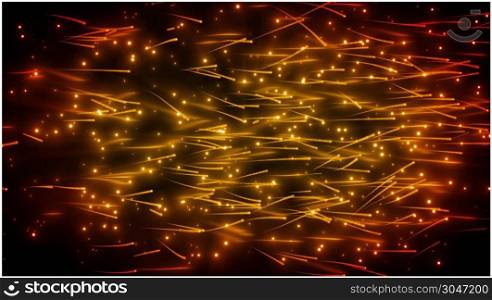 Abstract Light Particles Seamless Looping