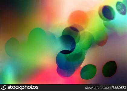 Abstract lights blur blinking background. Soft focus.