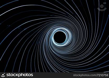 Abstract lights spin background. Elegant glowing circle, Luxury streaks ellipse, Technology banner for business web presentation.