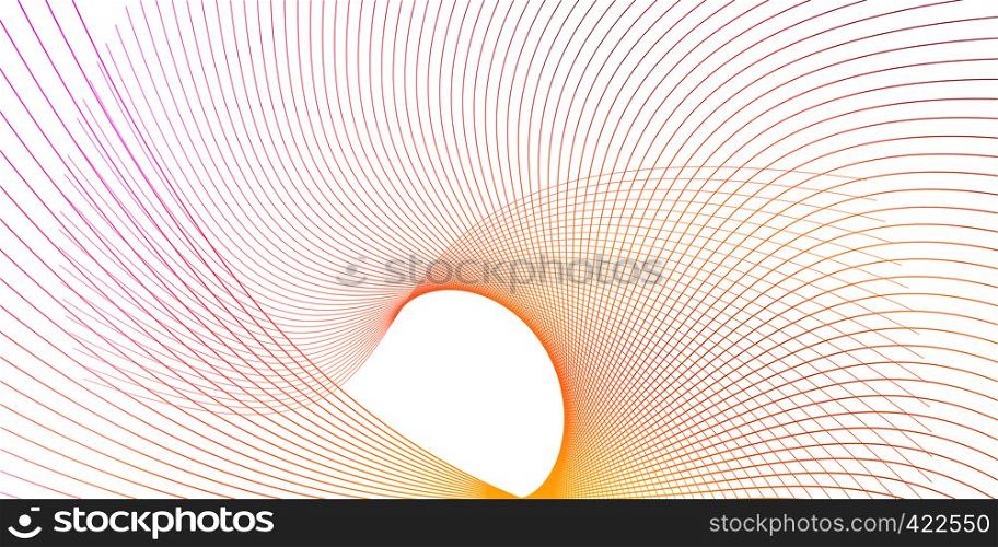 Abstract Line Background Futuristic Art Concept