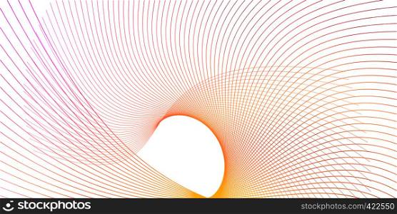 Abstract Line Background Futuristic Art Concept