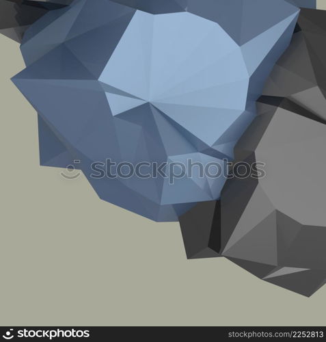 Abstract low poly geometric background