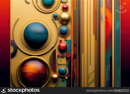  Abstract luxury background design  . Created by AI