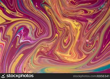 Abstract marbling art patterns as colorful background. Traditional marbling artwork patterns as colorful abstract background