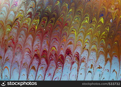 abstract marbling art patterns in paint as background