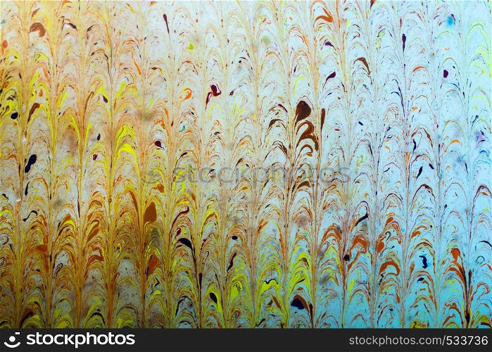 abstract marbling art patterns in paint as background
