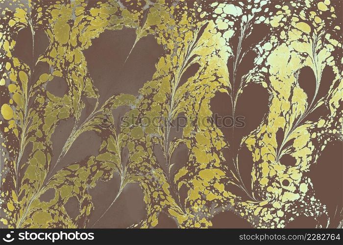 Abstract marbling floral pattern for fabric, design