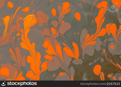 Abstract marbling floral pattern for fabric,tile design. background texture