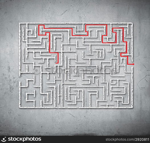 Abstract maze