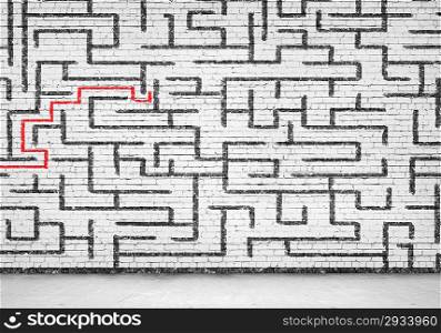 Abstract maze