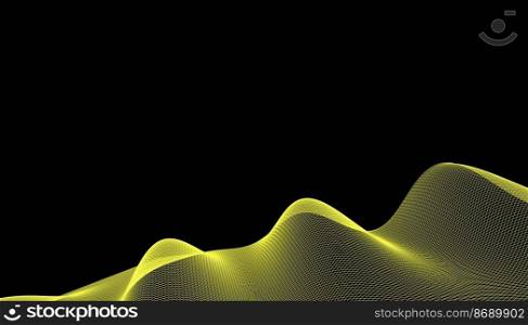 Abstract mesh wave background. Futuristic technology style. Elegant background for business presentations. 3d.. Abstract 3d mesh wave background. Futuristic technology style. Elegant background for business presentations.