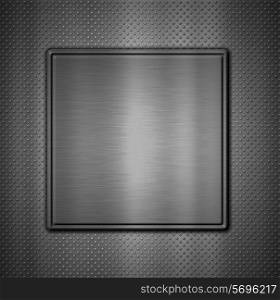 Abstract metal plate background with diamond texture