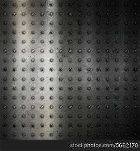 Abstract metallic background with studs