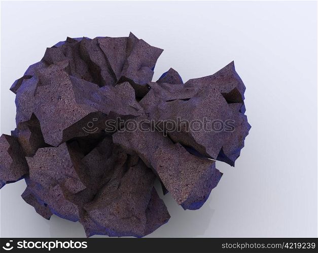 abstract mineral concept. 3d