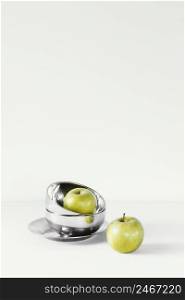 abstract minimal concept apples bowls