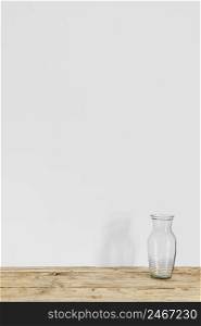 abstract minimal concept transparent vase copy space