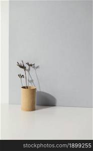 abstract minimal plant vase copy space. Resolution and high quality beautiful photo. abstract minimal plant vase copy space. High quality beautiful photo concept