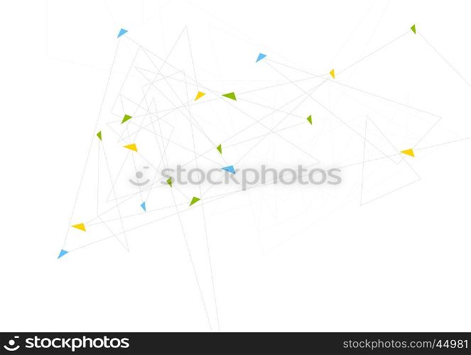 Abstract minimal tech polygonal background