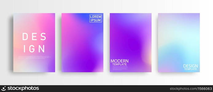 Abstract mockup Pastel colorful gradient background A4 concept for your graphic colorful design, Layout Design Template for Brochure