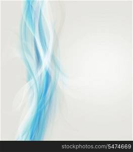 Abstract modern background with blue wave