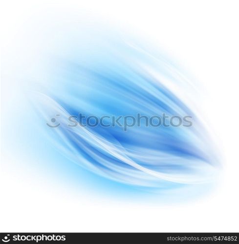 Abstract modern blue and white waved background