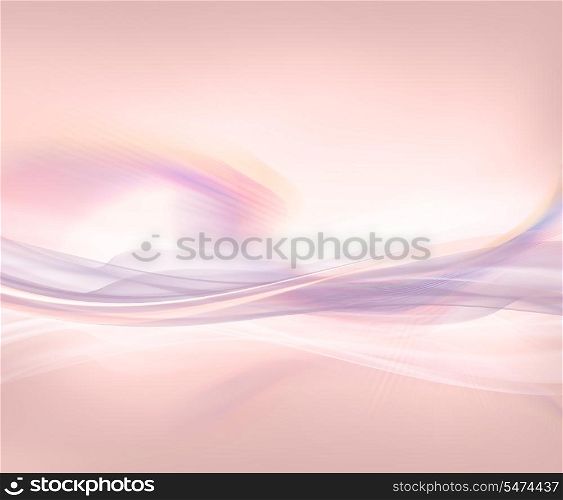 Abstract modern color waved background