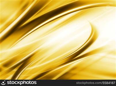 Abstract Modern Golden And White Background