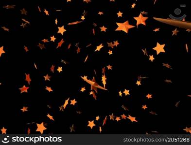 Abstract modern Holiday black background with stars.. Abstract Holiday background.