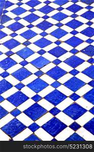 abstract morocco in africa tile the colorated pavement background texture