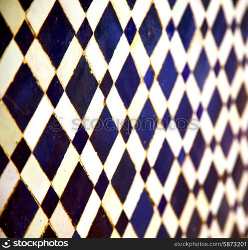 abstract morocco in africa tile the colorated pavement background texture