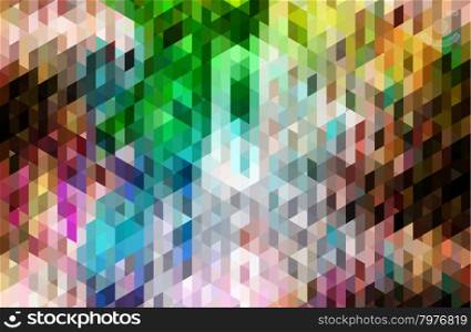 abstract multi color background with square pattern