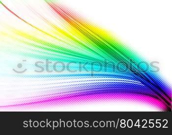 abstract multicolor background and digital wave with motion blur