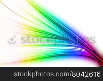abstract multicolor background and digital wave with motion blur
