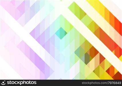 abstract multicolor background and digital wave with square pattern