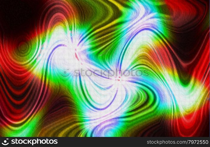 abstract multicolor background with motion wave digital art