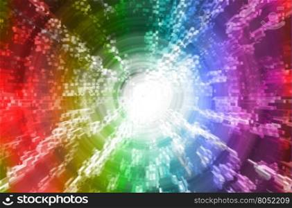 abstract multicolor background with square pattern