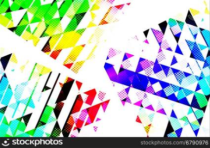 abstract multicolor background with square pattern and copy space template