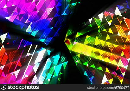 abstract multicolor background with square pattern and copy space template