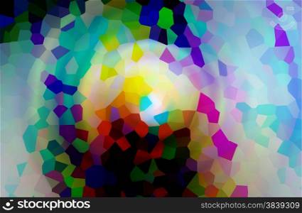 abstract multicolor color background with crystallise