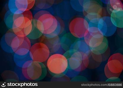 Abstract multicolor dark defocused Light Bokeh Background