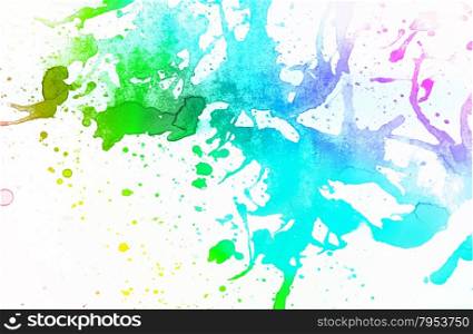 abstract multicolor of water color background