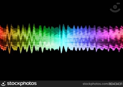 abstract multicolor with motion blur on white background