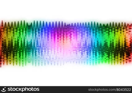 abstract multicolor with motion blur on white background