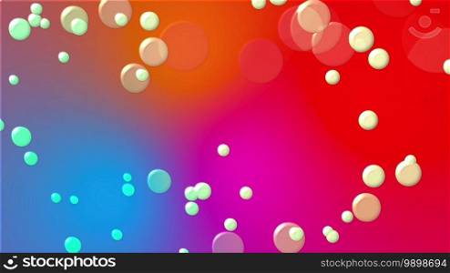 Abstract multicolored backdrop with round bubbles. Computer generated 3d rendering. Abstract multicolored background with round bubbles. Computer generated 3d rendering
