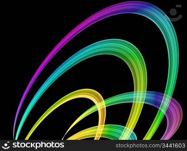 abstract multicolored background - high quality detailed render