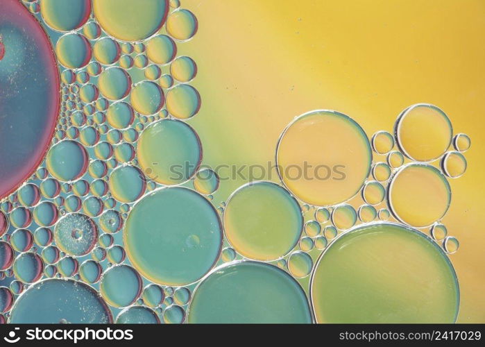 abstract multicolored bubbles texture